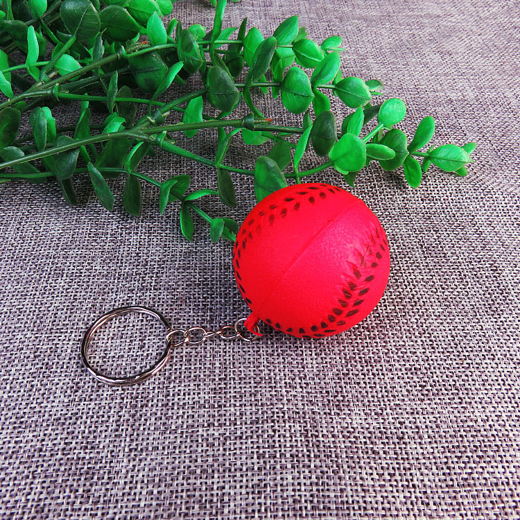 Wholesale Plastic Football Football Baseball Keychain
